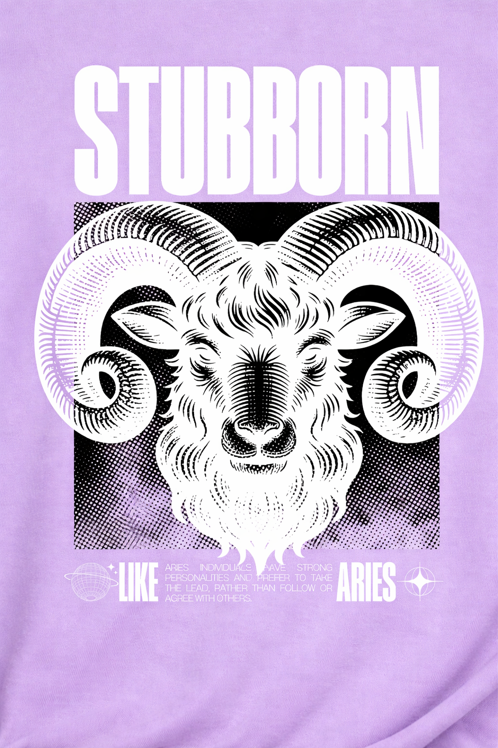 Stubborn Oversized Classic T-Shirt
