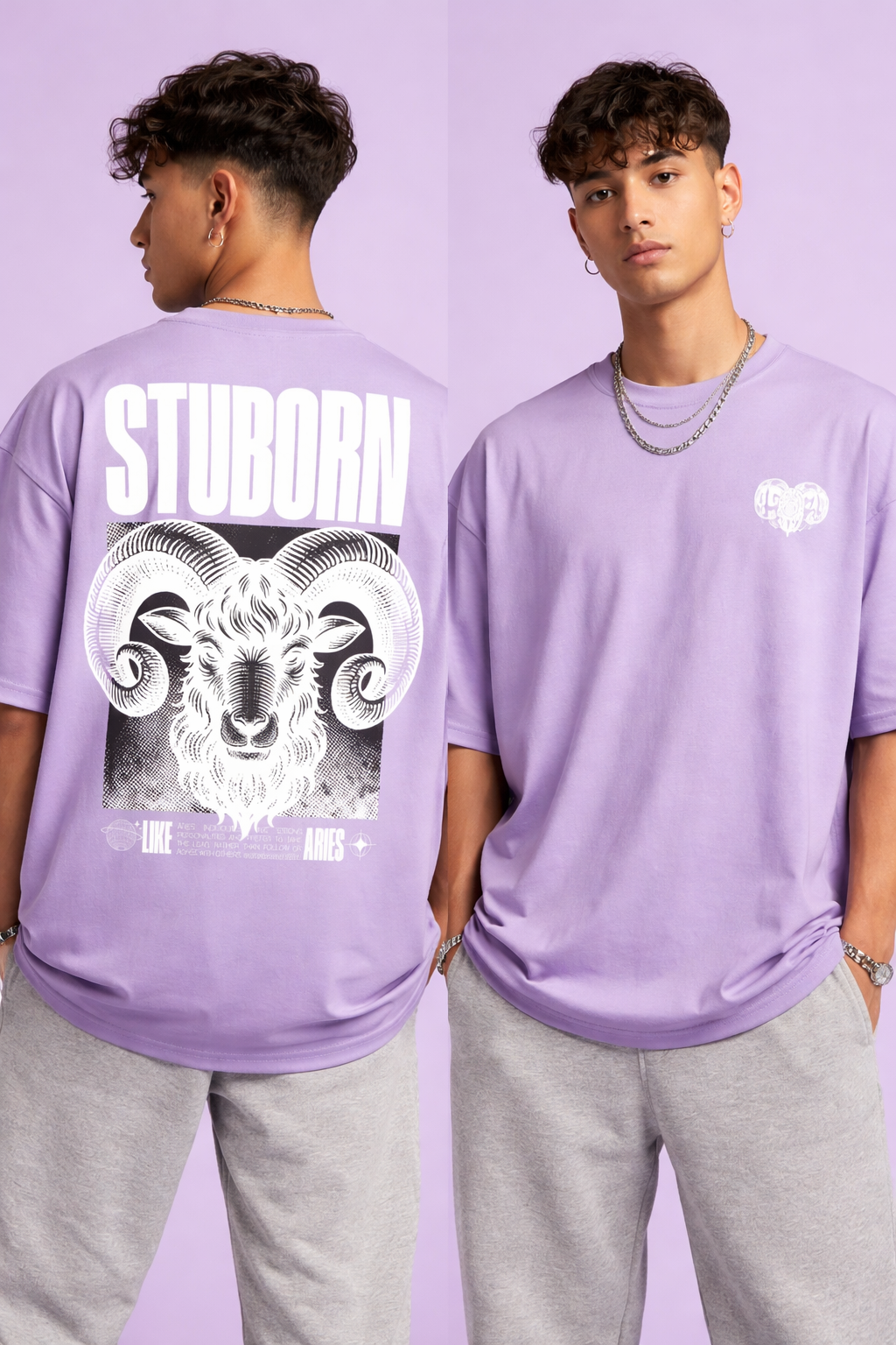 Stubborn Oversized Classic T-Shirt