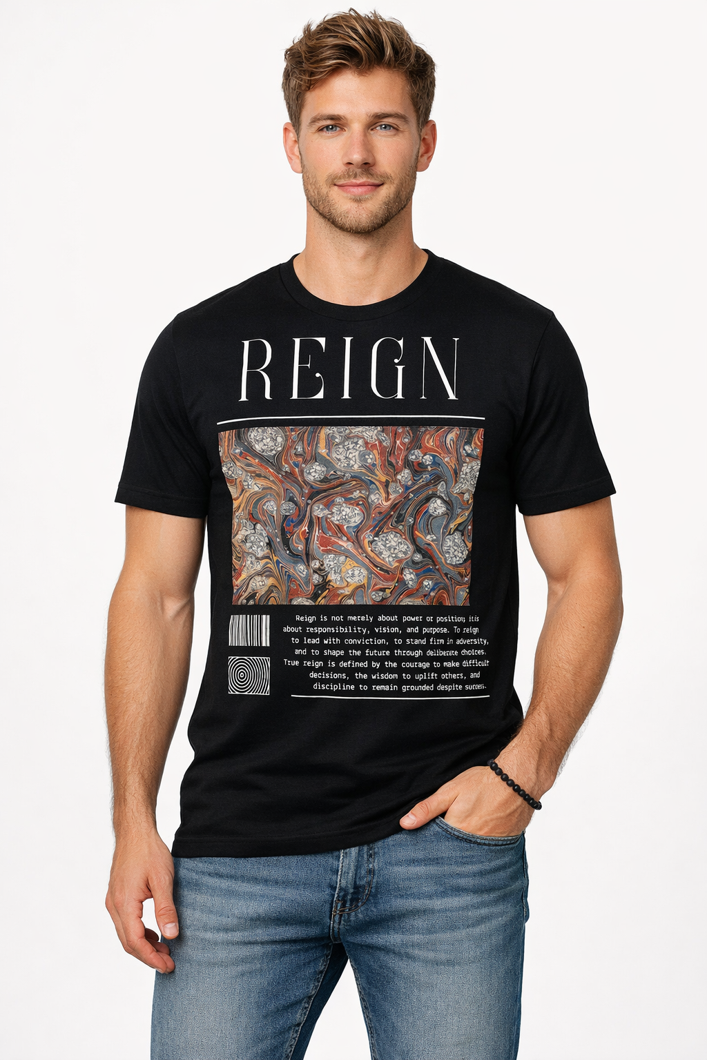 Black Reign Printed T-Shirt