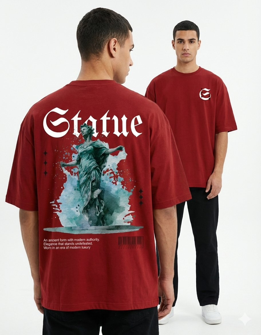Statue Oversized T-Shirt