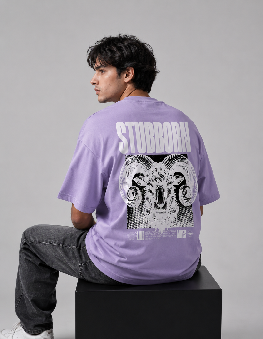 Stubborn Oversized Classic T-Shirt